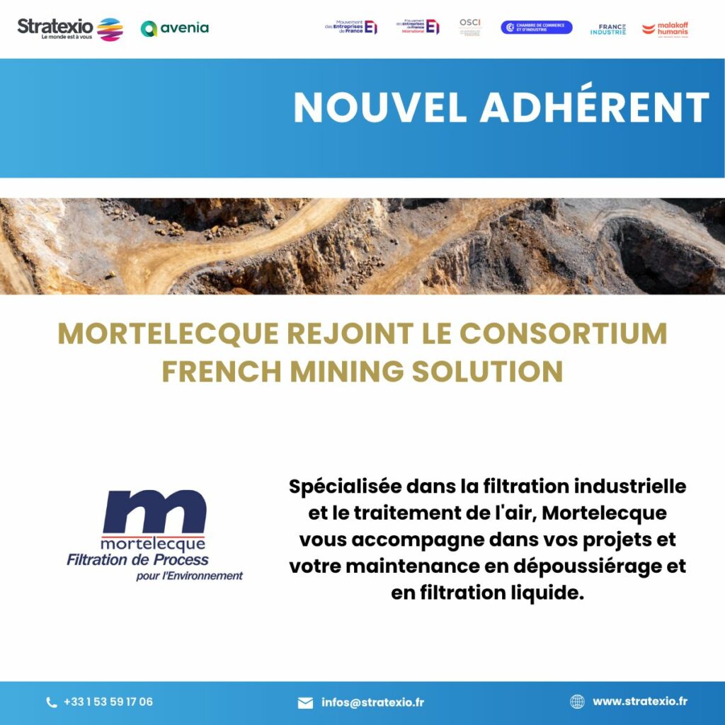 MORTELECQUE rejoint le consortium French Mining Solutions