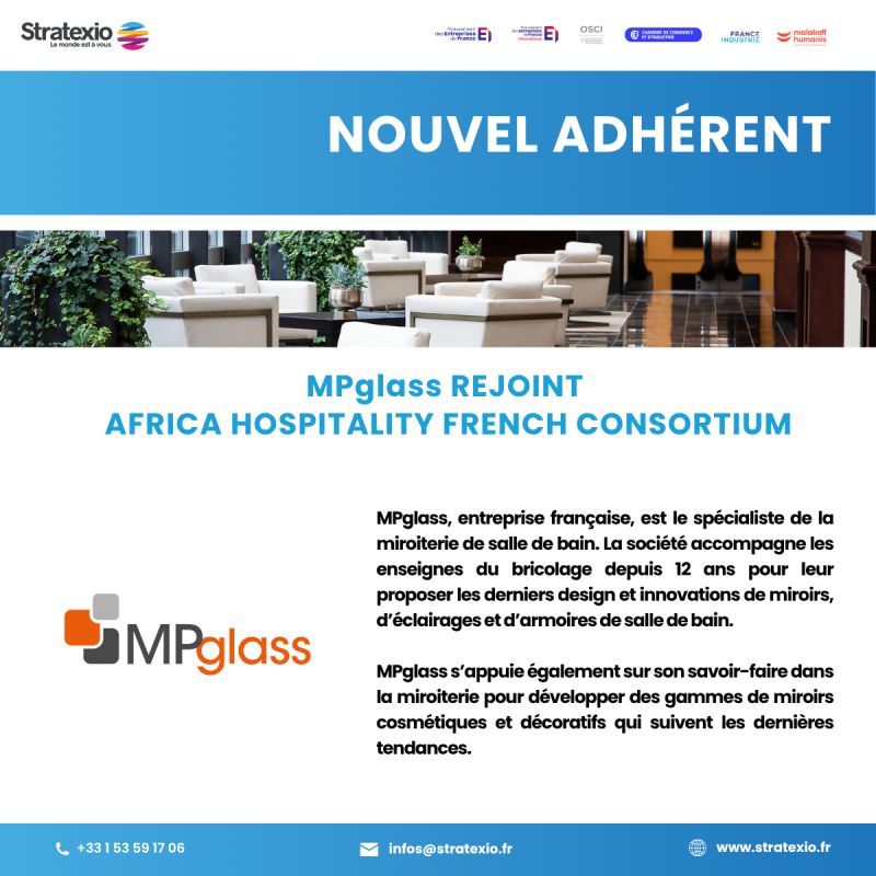 MPglass rejoint Africa Hospitality French Consortium