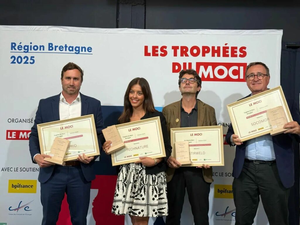 Technature est lauréat du Prix PME du Développement à l’International aux Trophées Bretagne du Moci