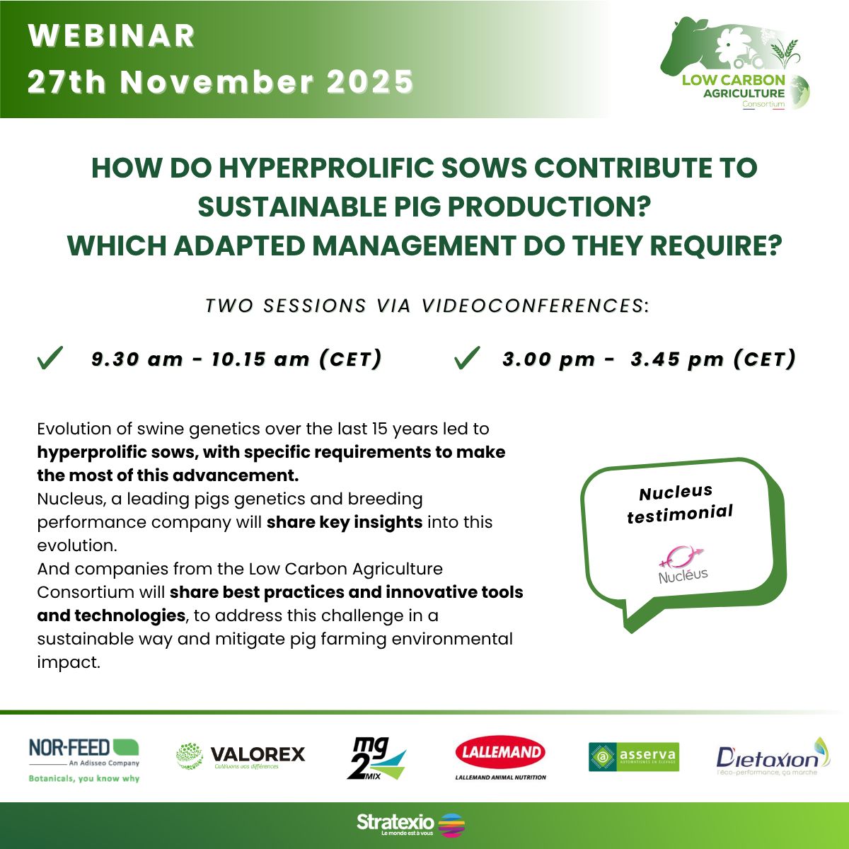 LOW CARBON AGRICULTURE CONSORTIUM | WEBINAR – 27th November 2025