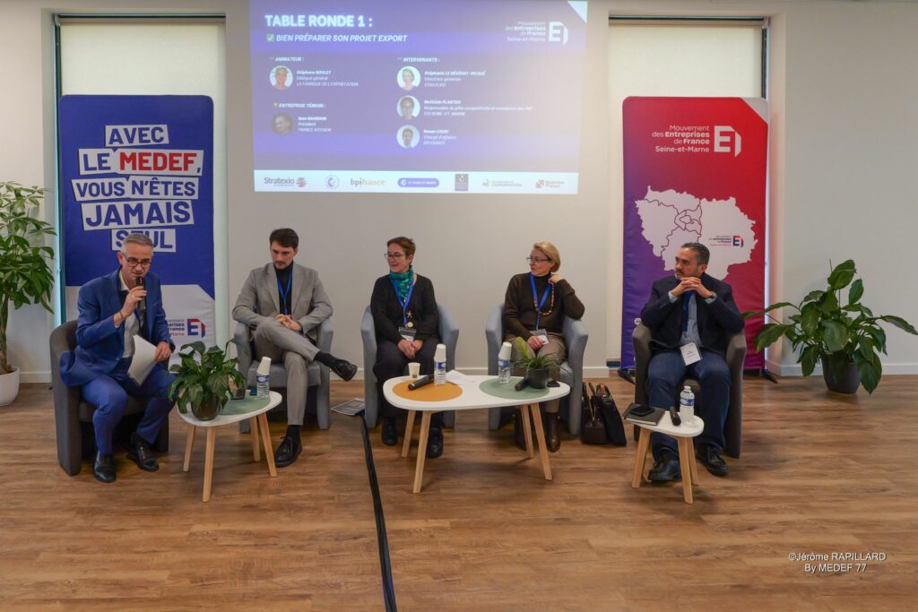Matiné export organisée par le Medef Seine et Marne