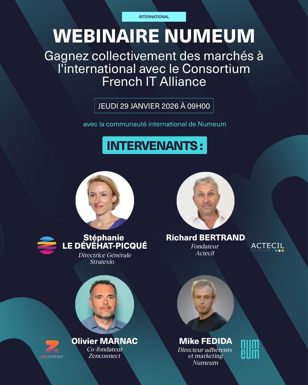 French IT Alliance et NUMEUM font un webinaire à destination de leurs adhérents.