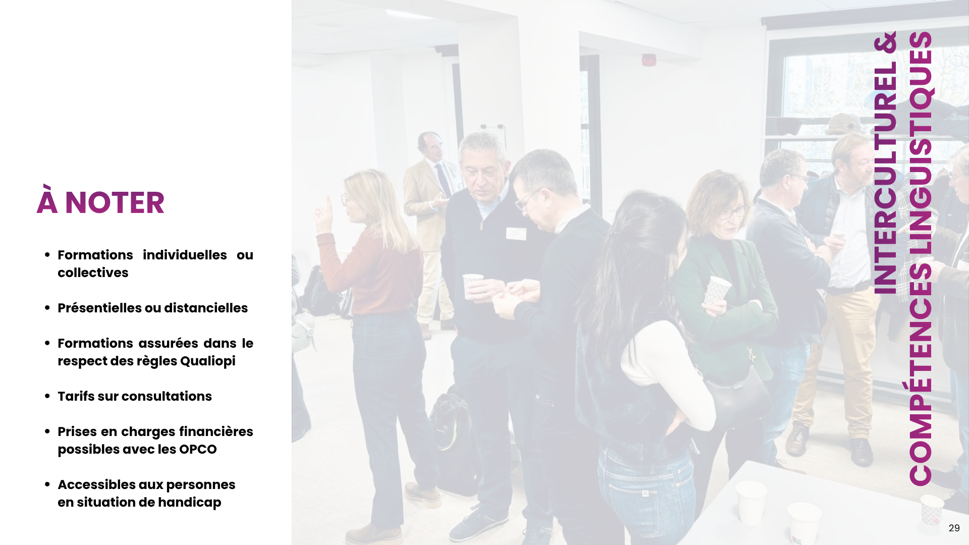 Catalogue de formations commerce international de Stratexio